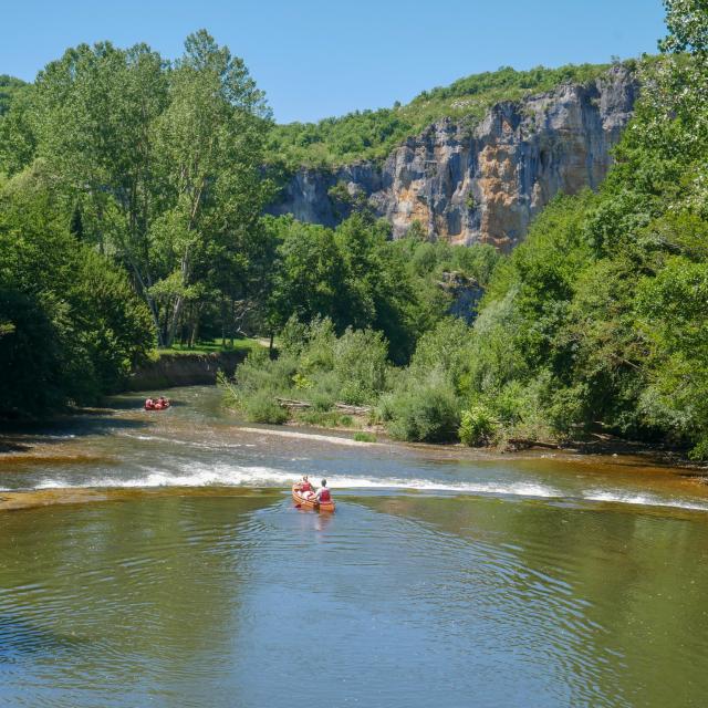 Canoë en vallée du Célé