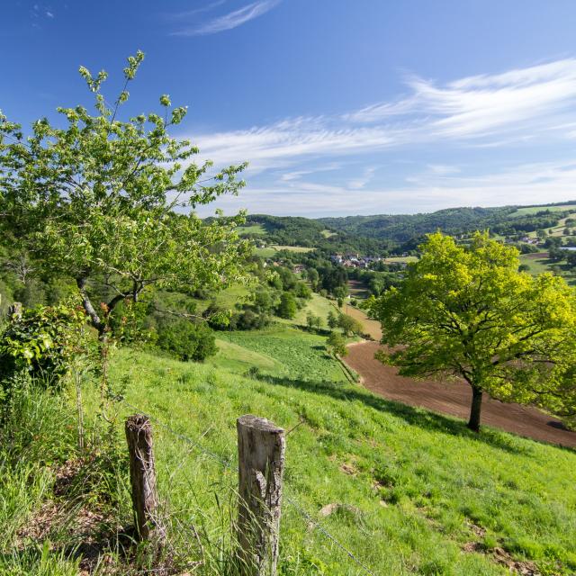 Paysage du Ségala à Terrou