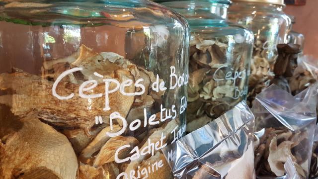 Les Jardins d'Eini - Champignons séchés et cuisinés