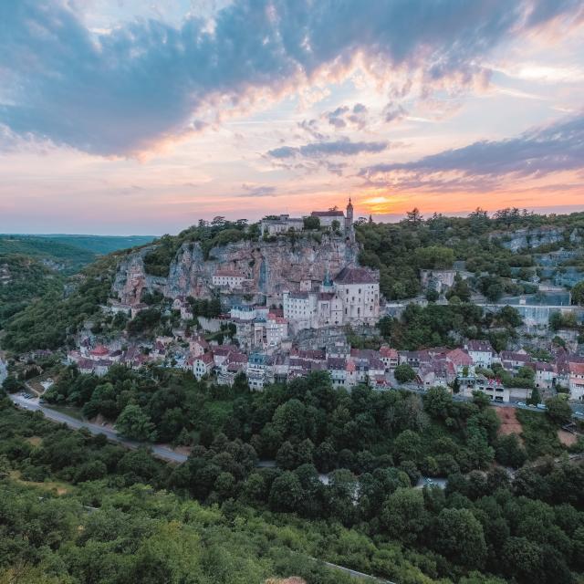 180816083806 Coucher De Soleil Sur Rocamadour Lot Tourisme Teddy Verneuil1